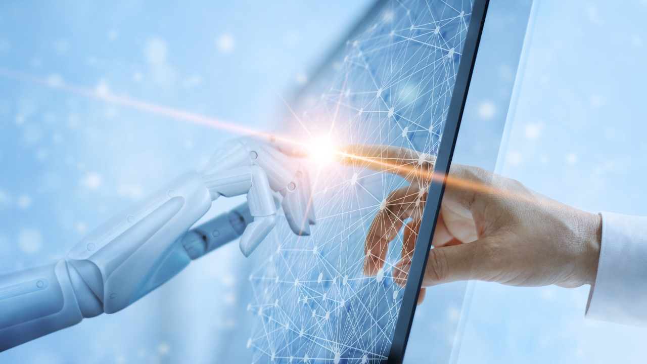 Finger einer Roboters