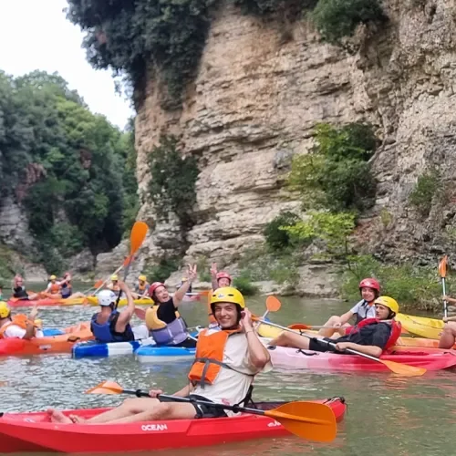 Kanutour in beeindruckender Natur