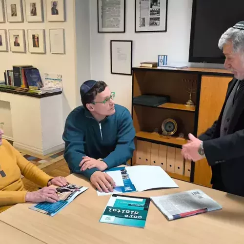 Seniorenklubleiter im Gespräch