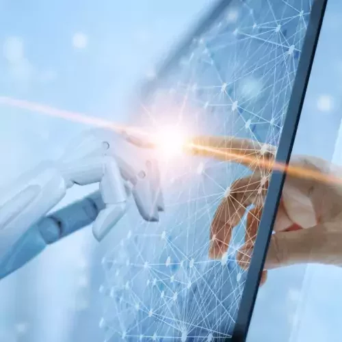 Finger einer Roboters