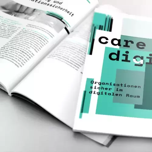 Broschüre: Care digital - Organisationen sicher in digitalen Räumen