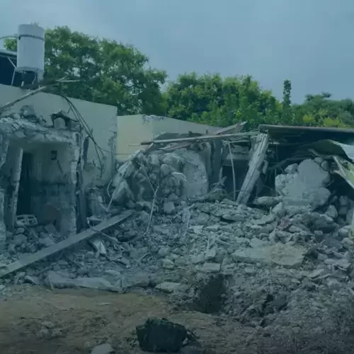 Zerstörtes Gebäude