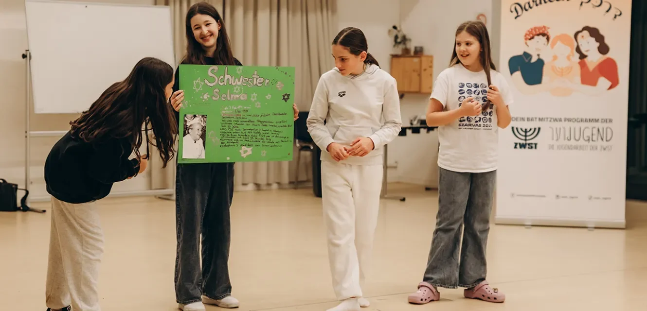 Eine Gruppe junger Mädchen 