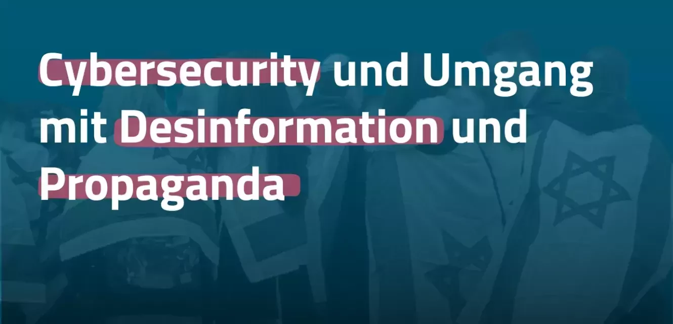 Cybersecurity und Umgang mit Desinformation und Propaganda Grafik