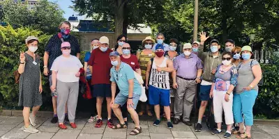 Außenaufnahme: Gesher-Ausflug zu Coronazeiten