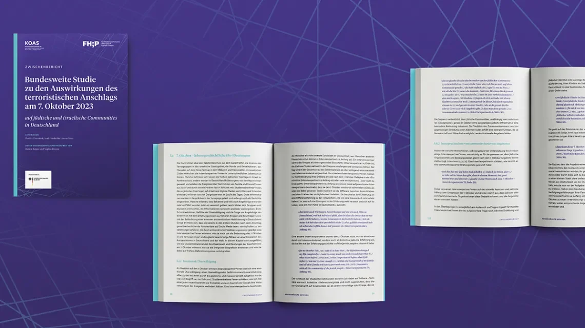 Visuelle Darstellung einer Studie