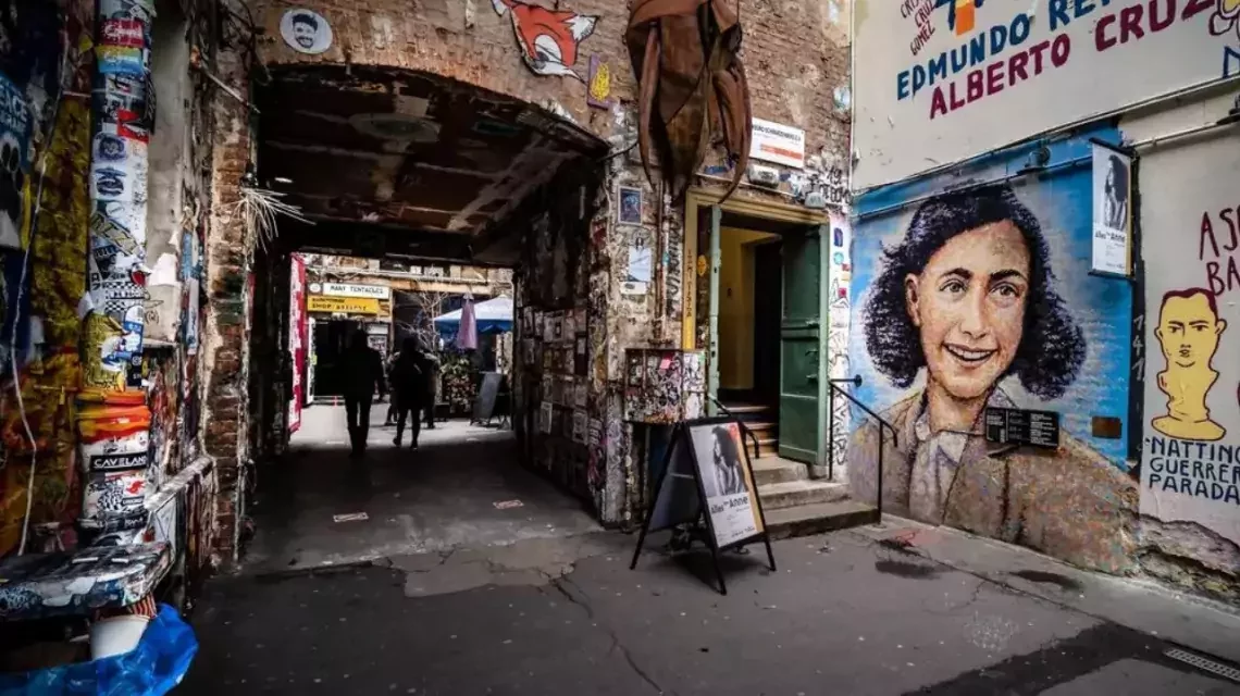 Graffitti auf Gebäude