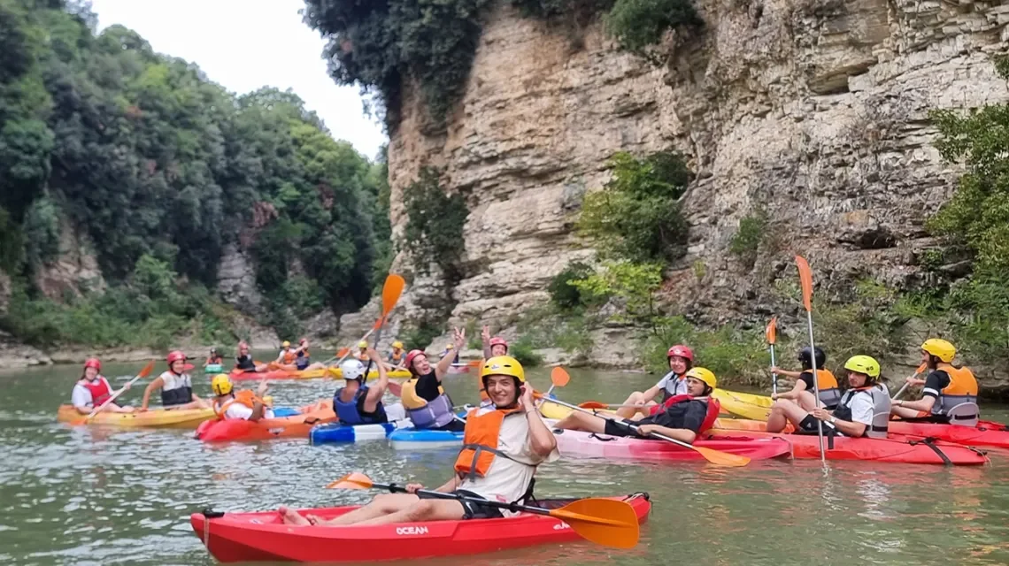 Kanutour in beeindruckender Natur