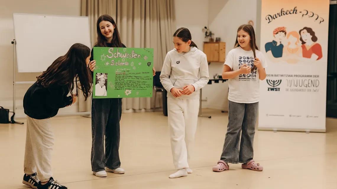 Eine Gruppe junger Mädchen