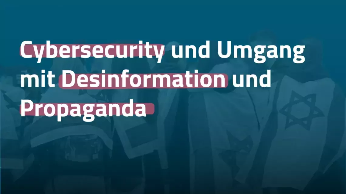 Cybersecurity und Umgang mit Desinformation und Propaganda Grafik