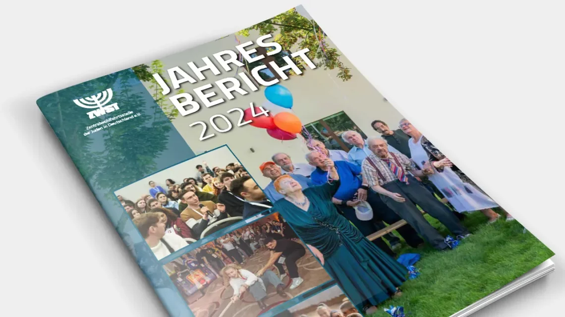Jahresbericht Cover der ZWST