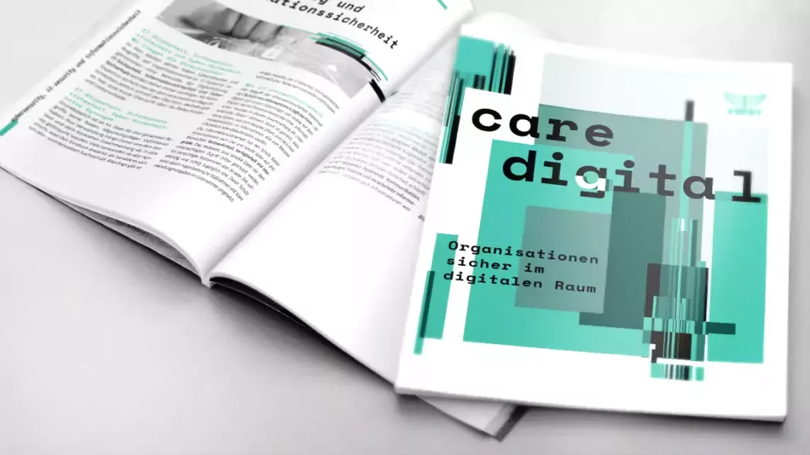 Broschüre: Care digital - Organisationen sicher in digitalen Räumen